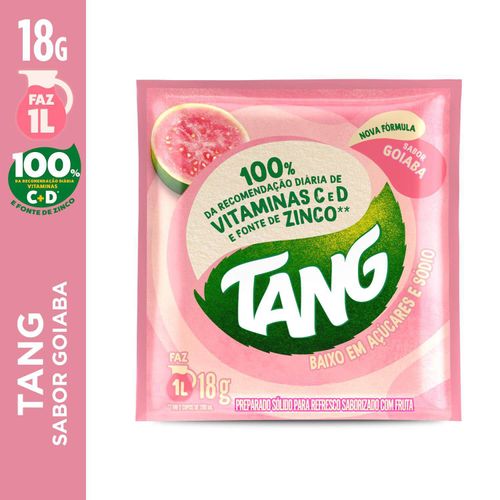 Refresco em pó sabor goiaba com 18g - Tang