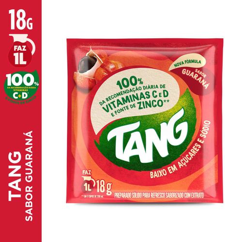 Refresco em pó sabor guaraná com 18g - Tang