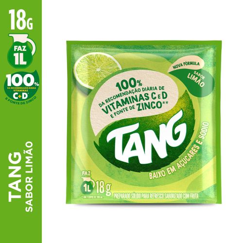 Refresco em pó sabor limão com 18g - Tang