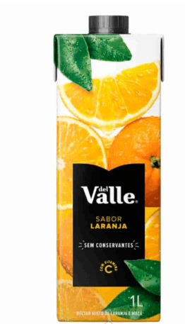 Refresco liquido sabor laranja 1L - Del Valle