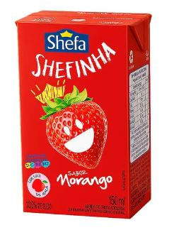 Refresco liquido Shefinha sabor morango 150ml - Shefa