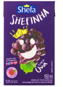 Refresco liquido Shefinha sabor uva 150ml - Shefa