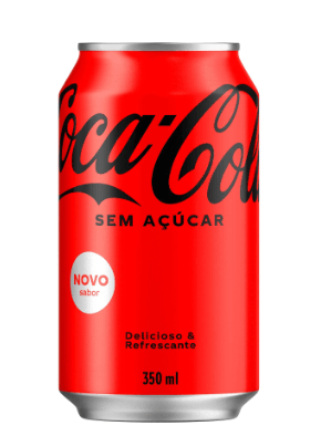 Refrigerante sabor original sem açúcar 350ml - Coca-Cola