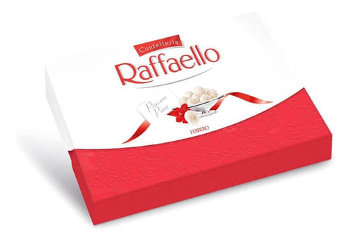 Bombom com recheio cremoso de amêndoa coberto com coco caixa com 9 unidades - Raffaello