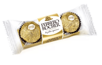 Bombom com recheio cremoso de avelã 3 unidades 37,5g - Ferrero Rocher