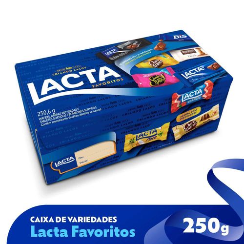 Caixa de bombom Favoritos com 250g - Lacta