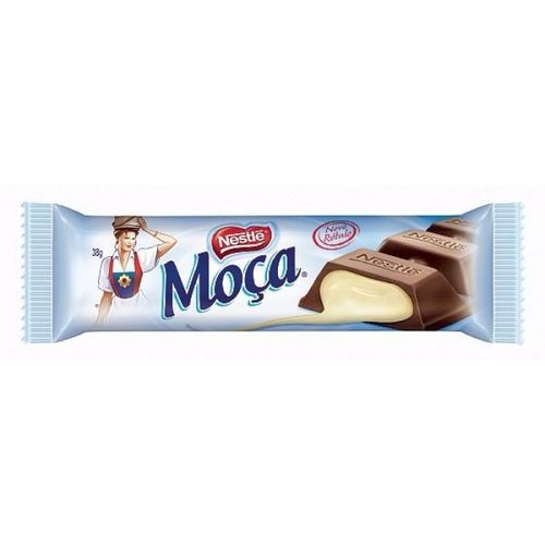 Chocolate recheado 38g - Moça