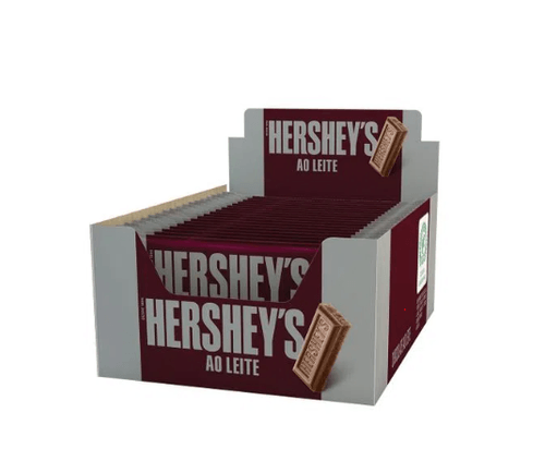 Chocolate sabor ao leite caixa com 18 unidades de 20g - Hershey's