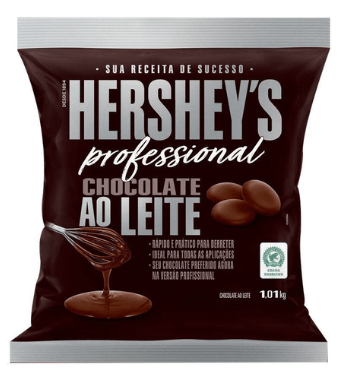 Cobertura em formato de moeda sabor ao leite com 1,01kg - Hershey's