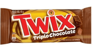 Triplo Chocolate caixa com 18 unidades de 40g - Twix