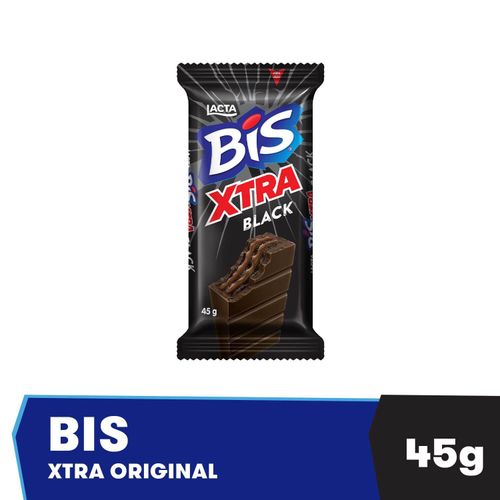 Wafer recheado com cobertura intensa black 45g - Bis Xtra