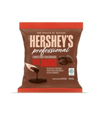 Cobertura fracionada em formato de moeda sabor meio amargo com 1,01kg - Hershey's