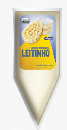 Recheio de confeitaria sabor leitinho 1kg - Alispec