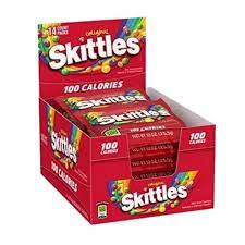 Bala sabor frutas original caixa com 14 unidades de 38g - Skittles