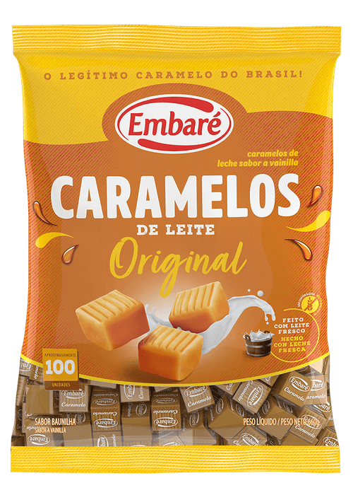 Caramelos de leite original 660g - Embaré