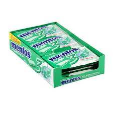 Chicletes Pure Fresh sabor Spearmint caixa com 15 unidades de 8,5g - Mentos