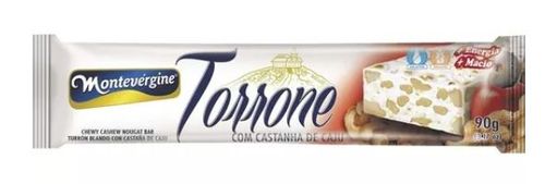 Doce tipo torrone com castanha de caju 90g - Montevergine