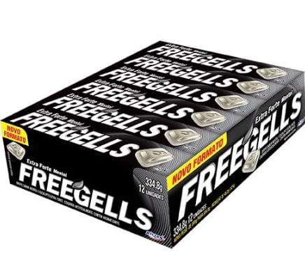 Drop's de bala sabor extra forte caixa com 12 unidades - Freegells