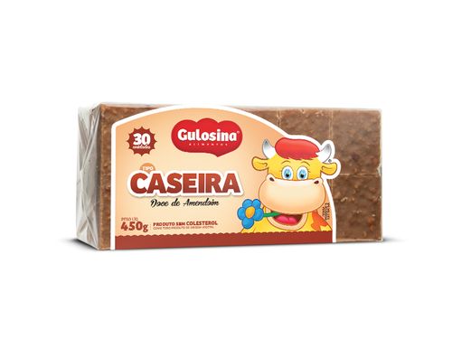 Paçoca Caseira Pacote com 450g - Gulosina