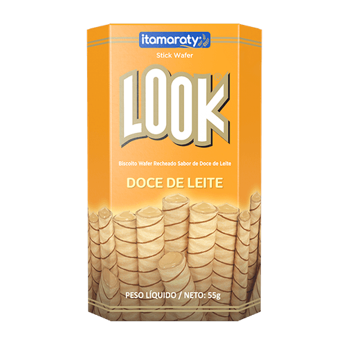 Stick Wafer Sabor Doce de Leite com 55g - Look