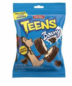 Biscoito sabor baunilha 80g - Teens