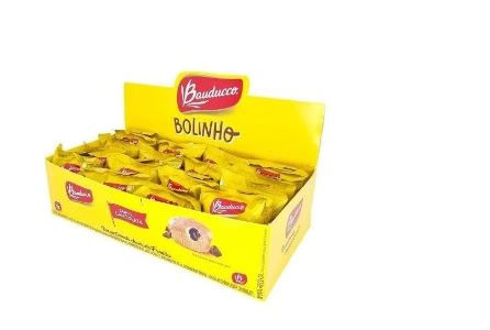 Bolinho sabor baunilha com recheio de chocolate caixa com 16 unidades de 40g - Bauducco