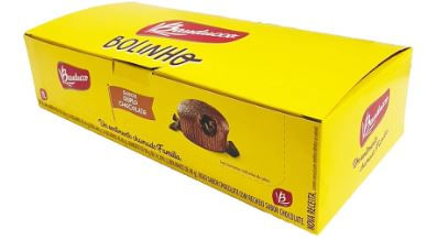 Bolinho sabor duplo chocolate caixa com 16 unidades de 40g - Bauducco