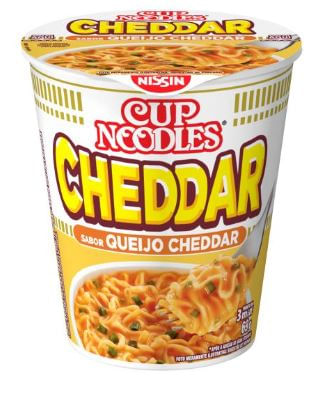 Cup Noodles sabor queijo cheddar 69g - Nissin