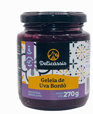 Geleia de uva bordô 270g - Delicassis