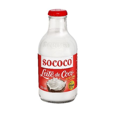 Leite de coco tradicional 200ml - Sococo