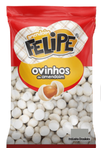 Ovinho de amendoim pacote com 100g - Felipe