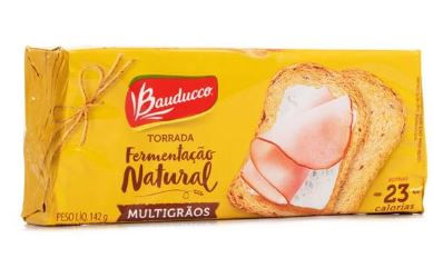 Torrada multigrãos 142g - Bauducco