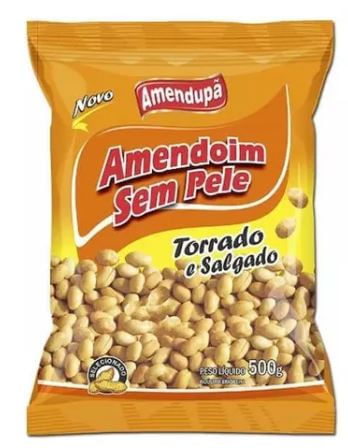 Amendoim sem pele 500g - Amendupã