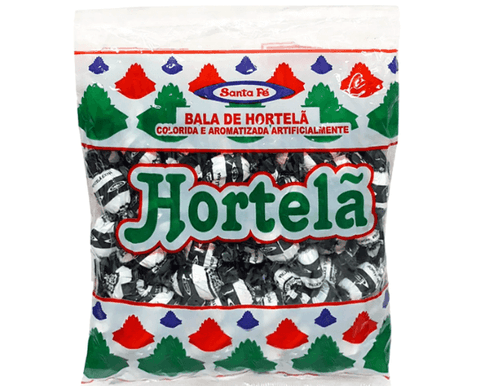 Bala dura sabor hortelã com 600g - Santa Fé