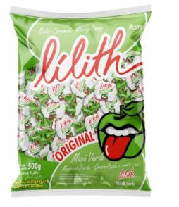 Bala sabor maça verde com 500g - Lilith