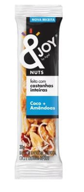 Barra de cereal com coco e amêndoas 30g - Nuts&Joy