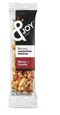 Barra de cereal com nozes e canela 30g - Nuts&Joy