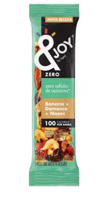 Barra de cereal zero com banana, damasco e nozes 25g - Nuts&Joy