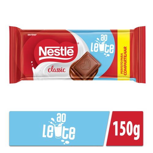 Barra de chocolate Classic ao Leite 150g - Nestle