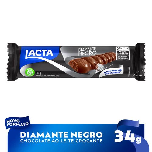 Barra de chocolate diamante Negro com 34g - Mondelez