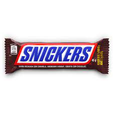 Barra de chocolate sabor original com 45g - Snickers