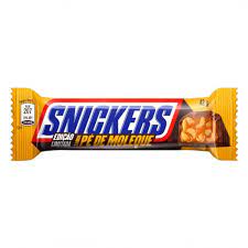 Barra de chocolate sabor Pé de Moleque com 42g - Snickers