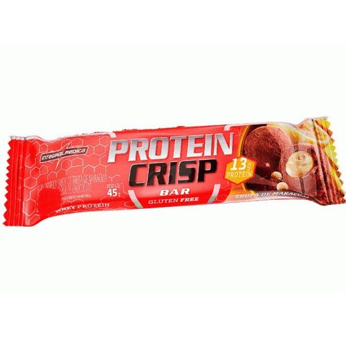 Barra sabor Trufa de Maracujá 45g - Integral Médica Crisp Bar