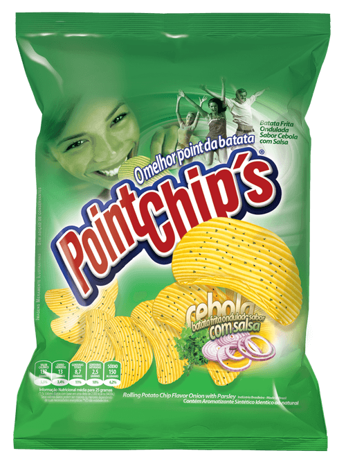 Batata Ondulada sabor Cebola com 40g - Point Chips