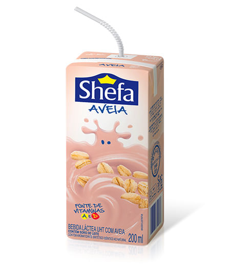 Bebida láctea UHT com aveia 200ml - Shefa