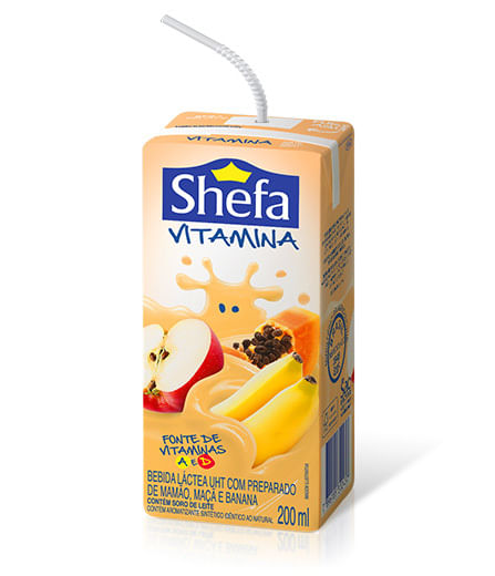 Bebida láctea UHT de vitamina 200ml - Shefa