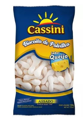 Biscoito de polvilho sabor queijo 100g - Cassini