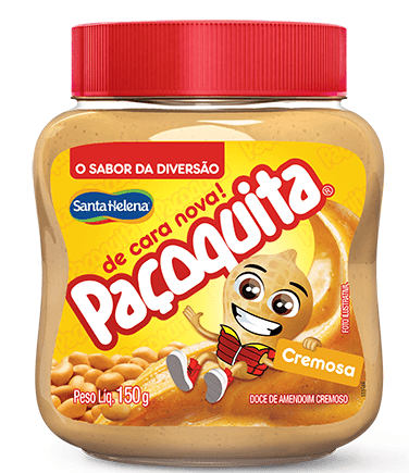 Doce de amendoim cremoso 150g - Paçoquita