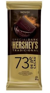 Barra de chocolate special dark 73% cacau sabor tradicional 85g - Hershey's