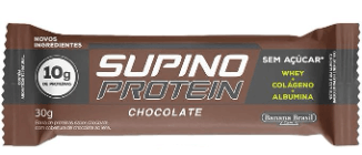 Barra de proteína sabor chocolate 30g - Supino